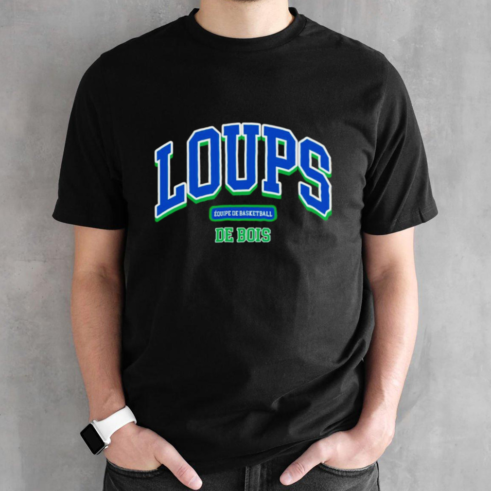 Loups Equipe De Basketball De Bois shirt