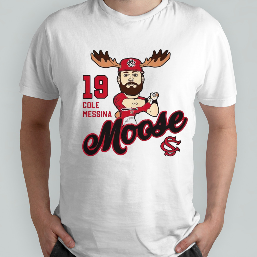 Moose Messina Cole Messina #19 cartoon shirt