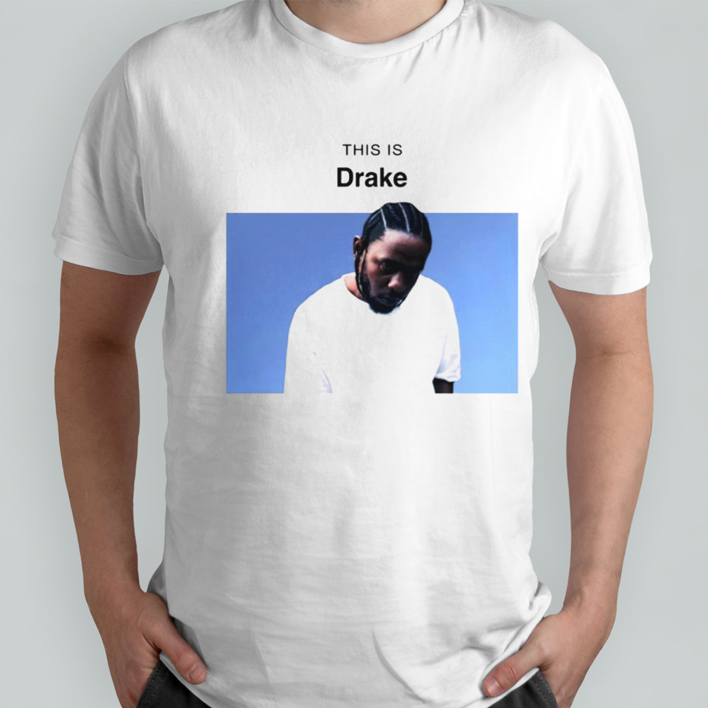 This is Drake Kendrick Lamar mugshot shirt