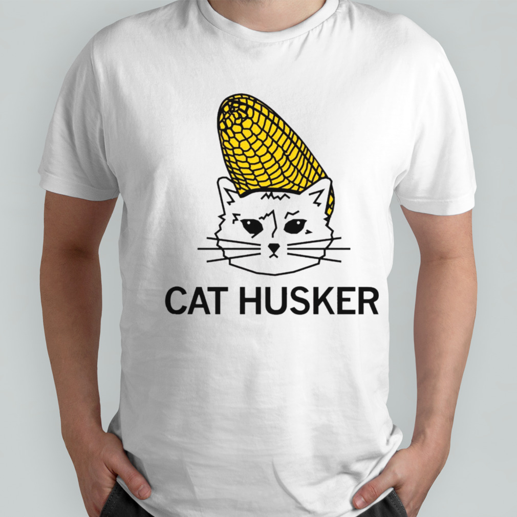 Cat husker corn shirt