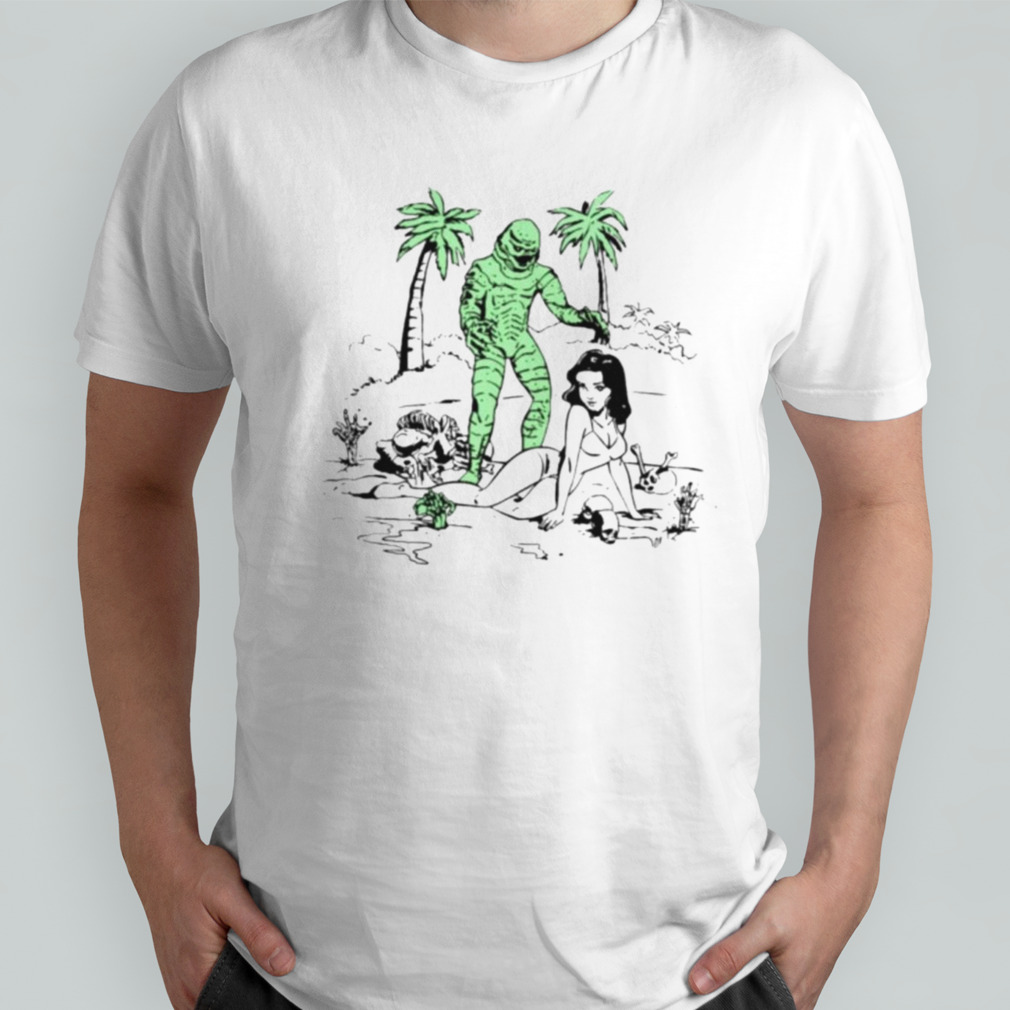 Creature From The Black Lagoon Ink Art High Quality shirt