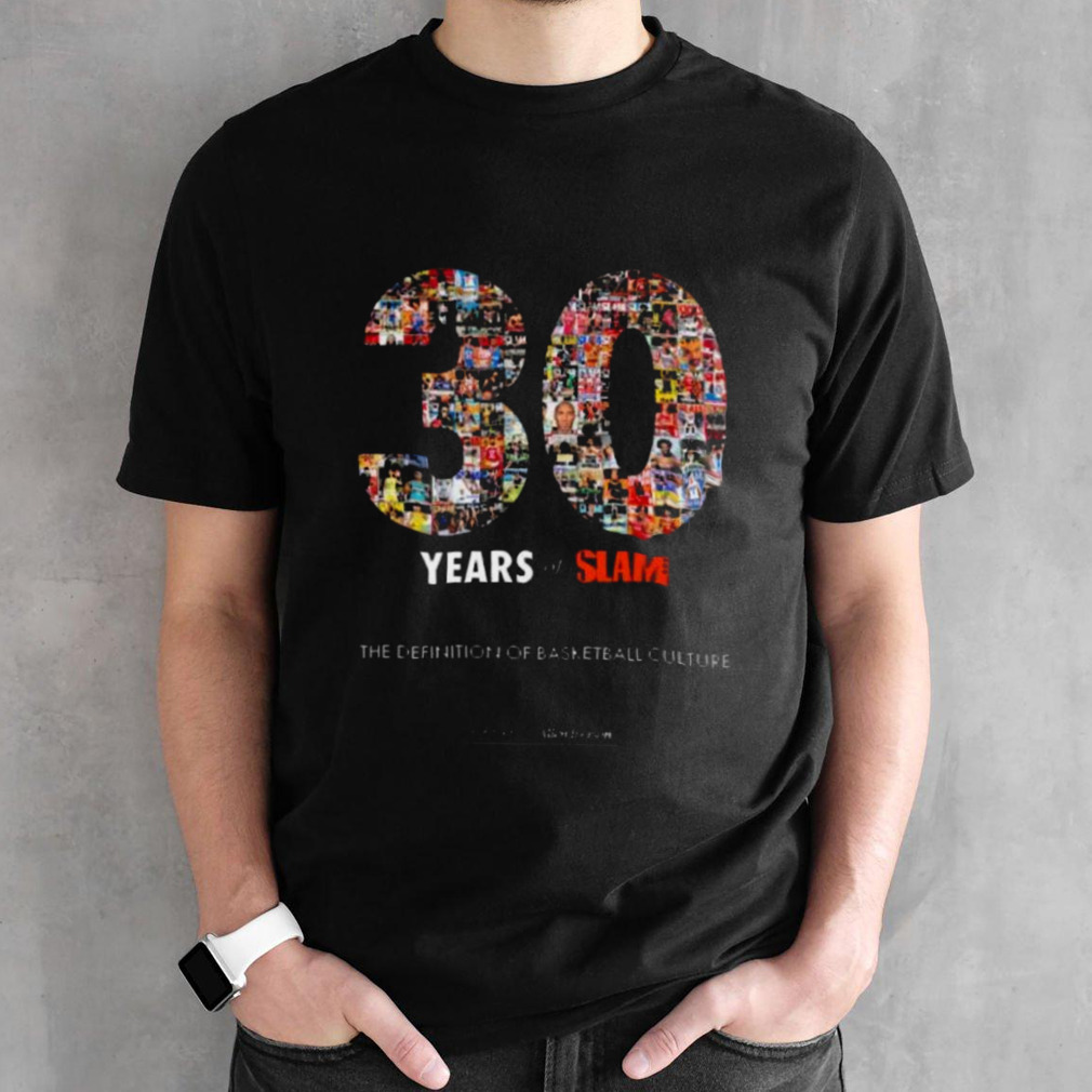 30 Years Of SLAM The Definition Of Basketball Culture Shirt