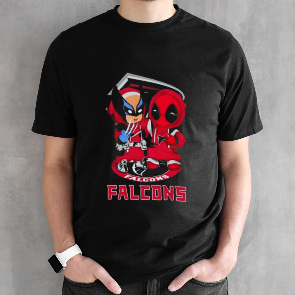 Friends Marvel Deadpool Wolverine Atlanta Falcons Shirt