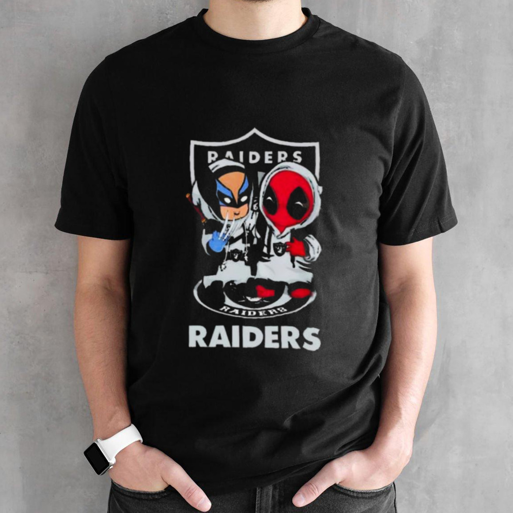 Friends Marvel Deadpool Wolverine Las Vegas Raiders Shirt