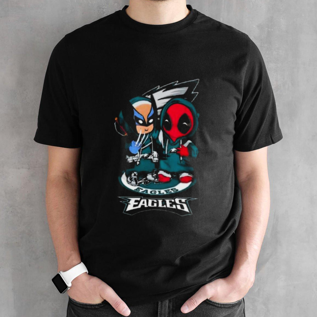 Friends Marvel Deadpool Wolverine Philadelphia Eagles Shirt