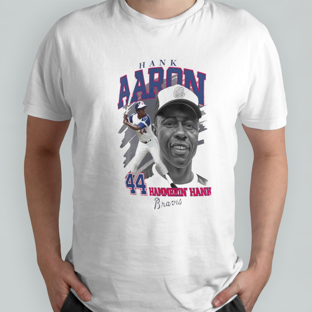 Hank Aaron Hammerin Hank Atlanta Braves player shirt