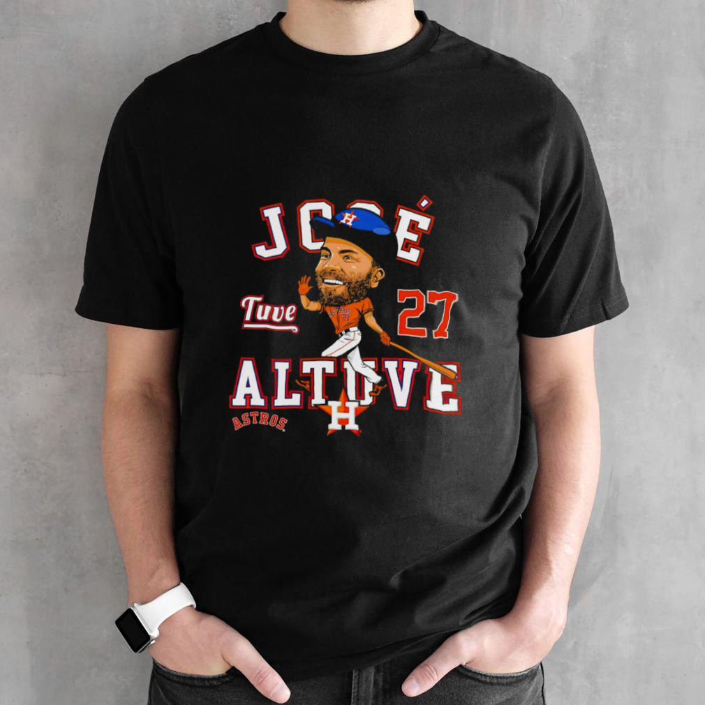 Houston Astros Jose Altuve caricature shirt