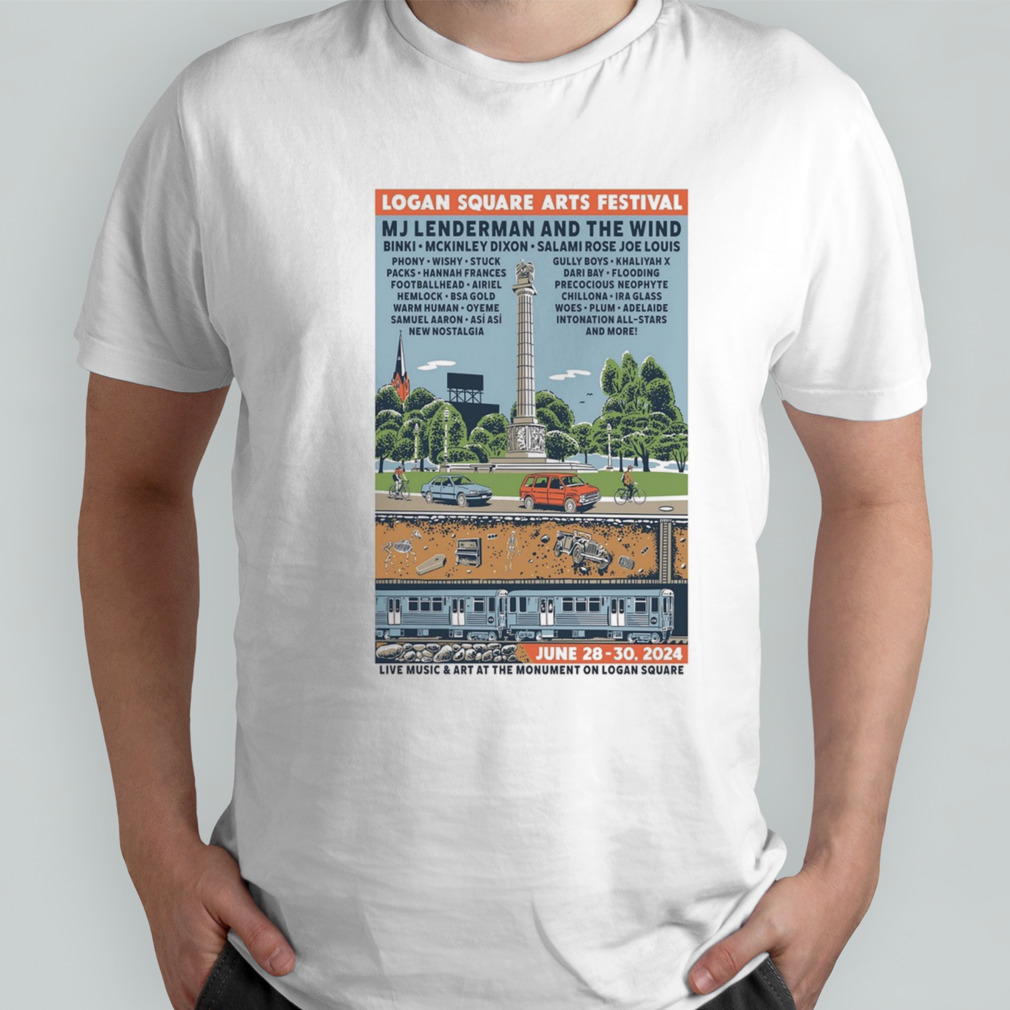 Logan Square Arts Festival 2024 Poster shirt