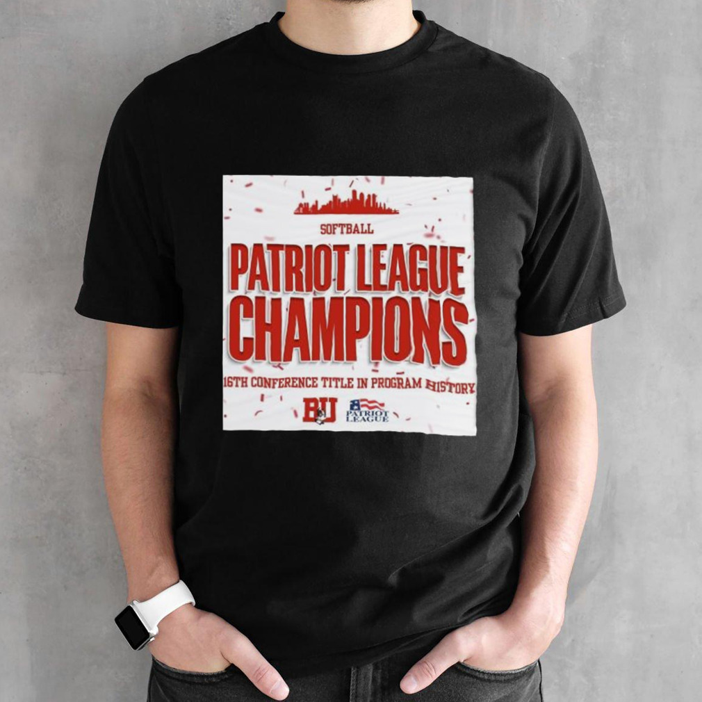 Boston University Athletics Softball 2024 Patriot League Champions 16th Conference Title In Program History Shirt