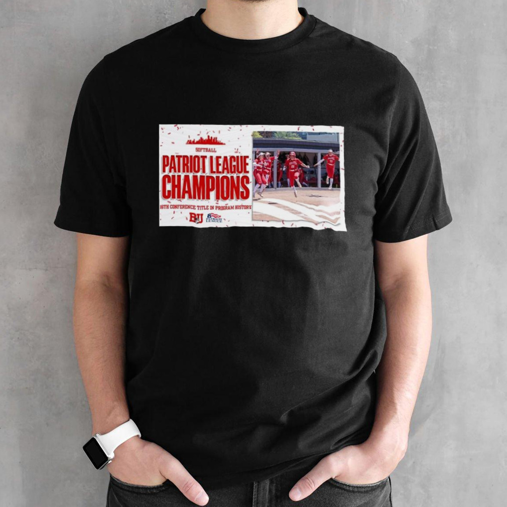 Boston University Softball 2024 Patriot League Tournament Champions Shirt