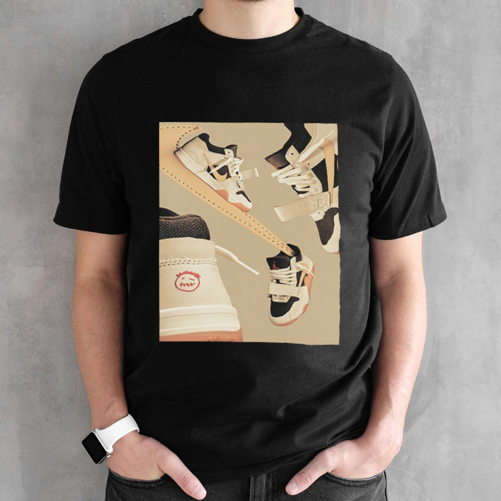 Cactus Jack 1 T-Rexx Dark Mocha Toodler Travis Scott Air Jordan Ver 2 T-Shirt