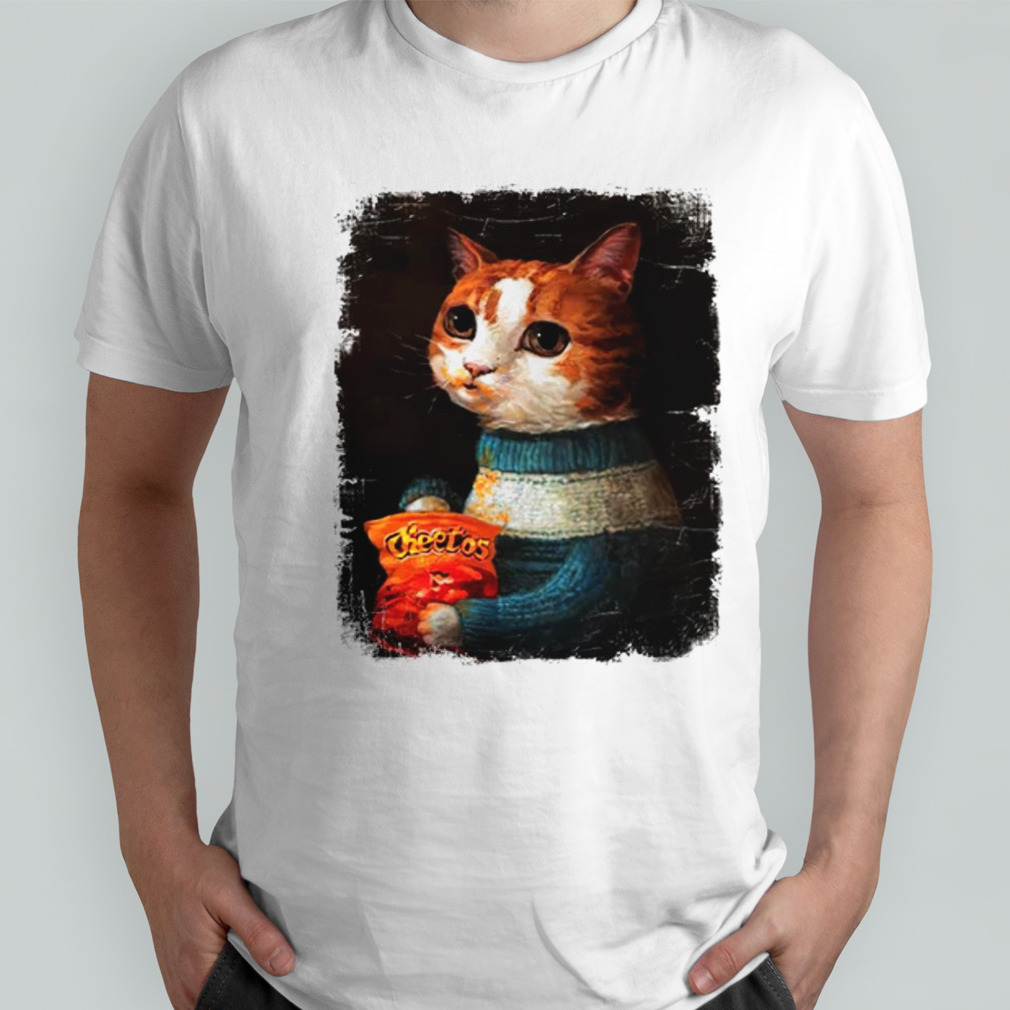 Cheeto cat art shirt