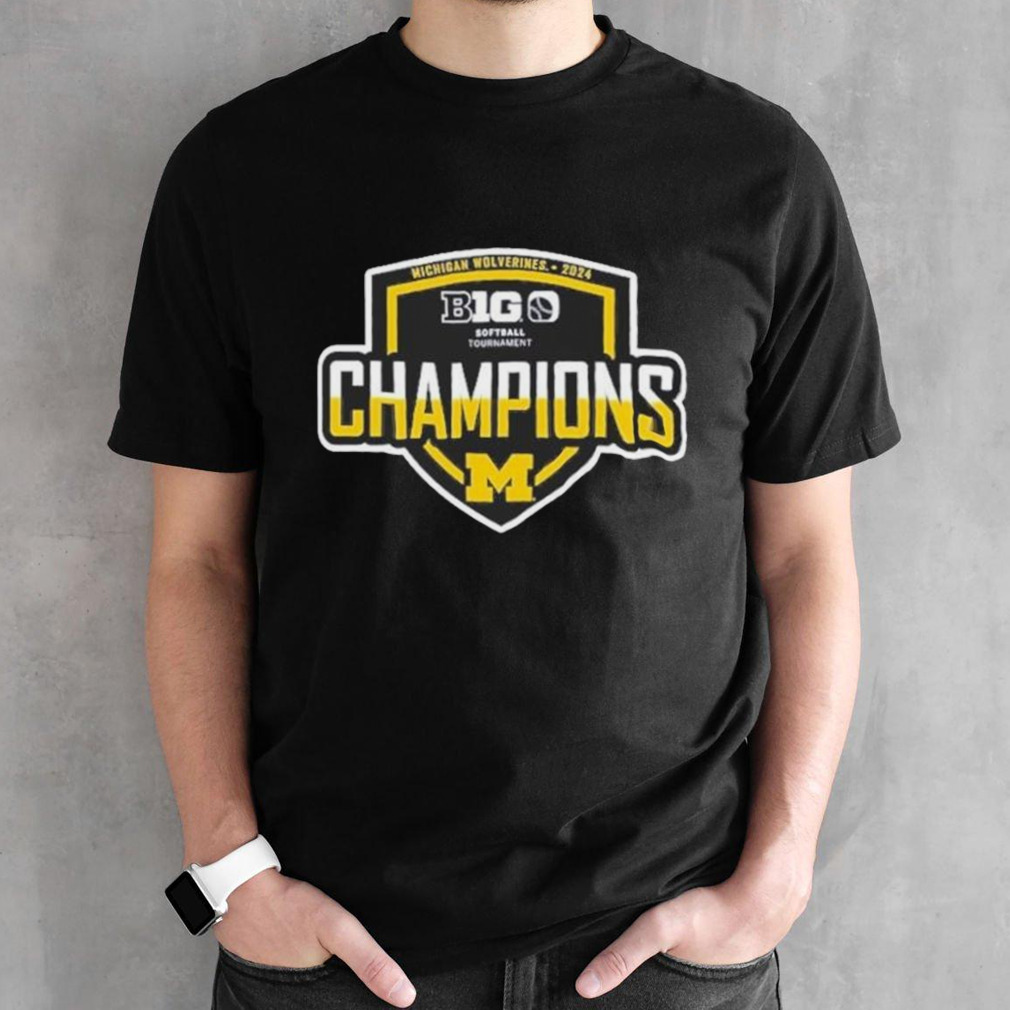 Michigan Wolverines 2024 Big Ten Softball Conference Tournament Champions Locker Room Shirt