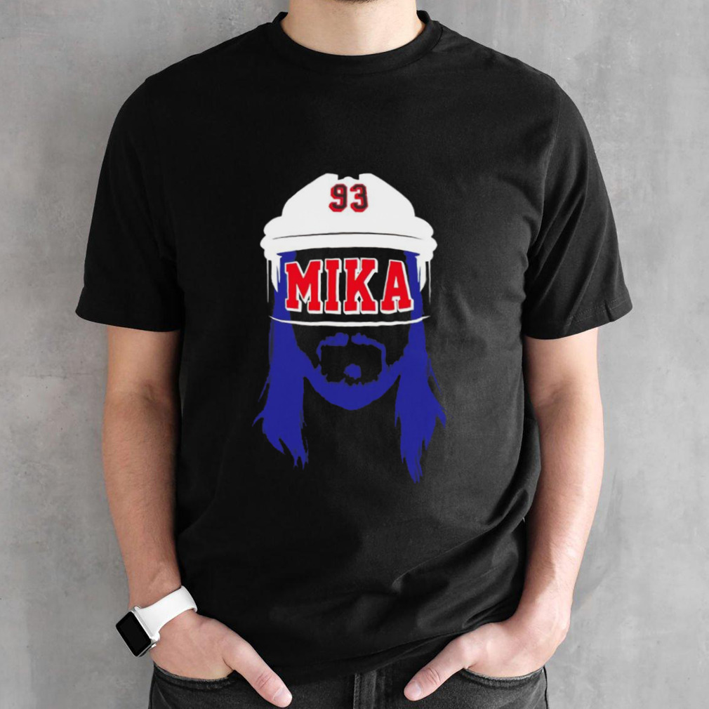 Mika Zibanejad blank face New York Rangers shirt