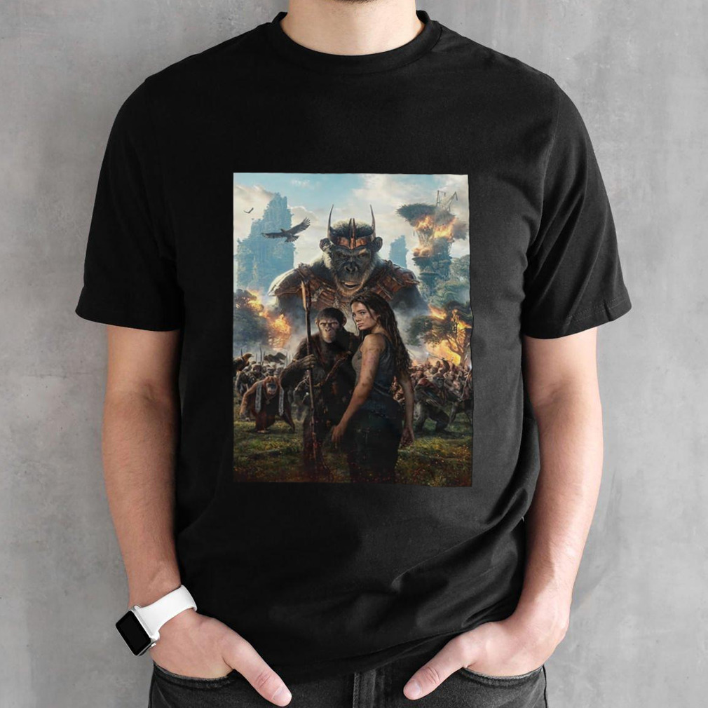 New Poster For Kingdom Of The Planet Of The Apes T-Shirt