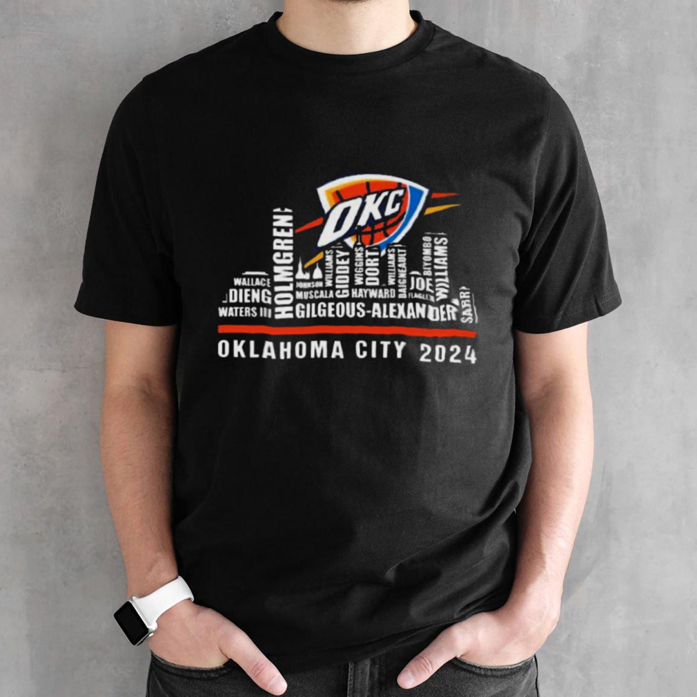 Oklahoma City 2024 Skylie Okc Thunder Players Name Shirt