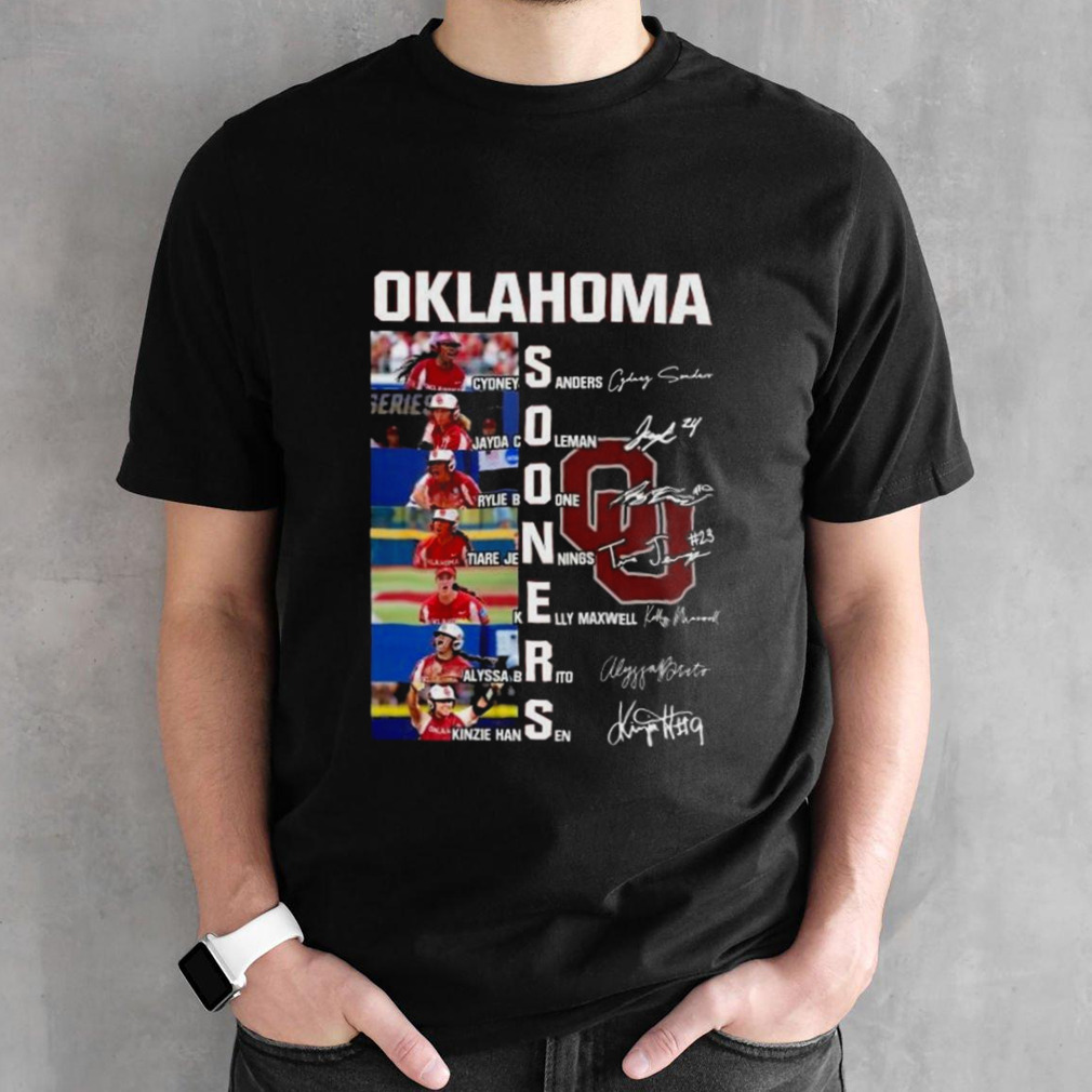 Oklahoma Sooners Signatures 2024 T-shirt