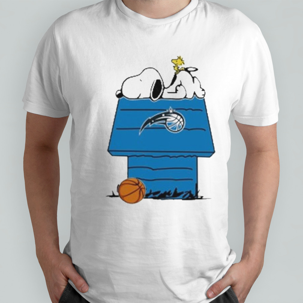 Orlando Magic Nba Basketball Snoopy Woodstock House 2024 T-shirt