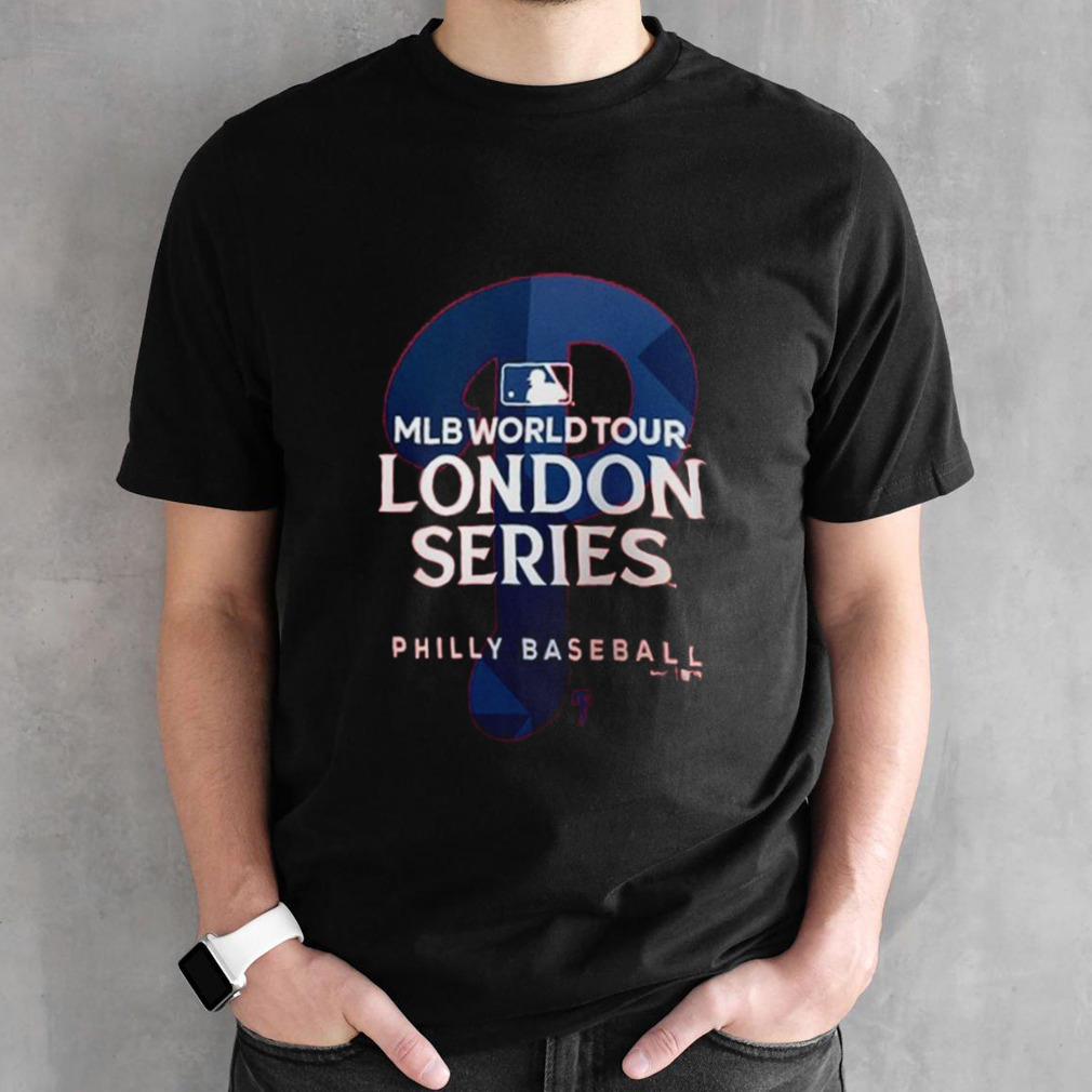 Philadelphia Phillies Red 2024 Mlb World Tour London Series T-shirt