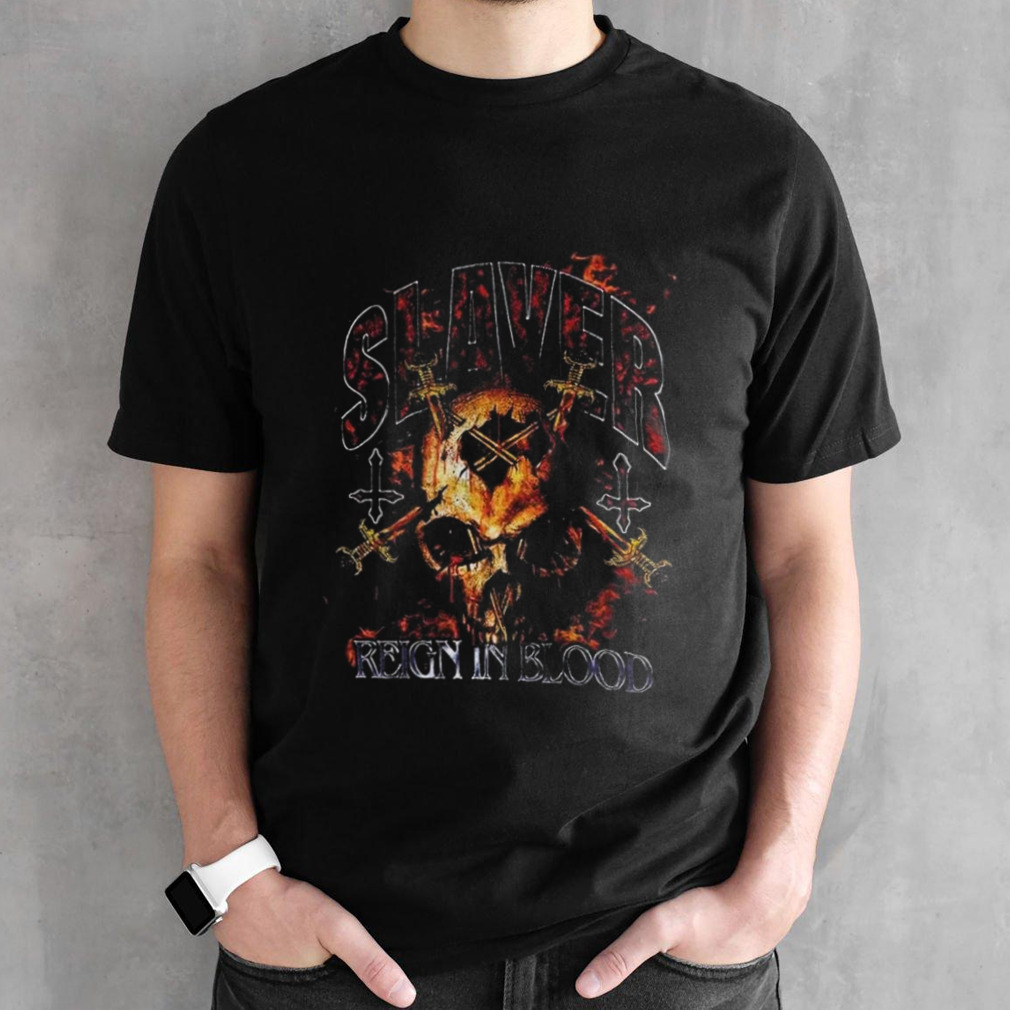 Slayer Reign In Blood Tracklist T-shirt