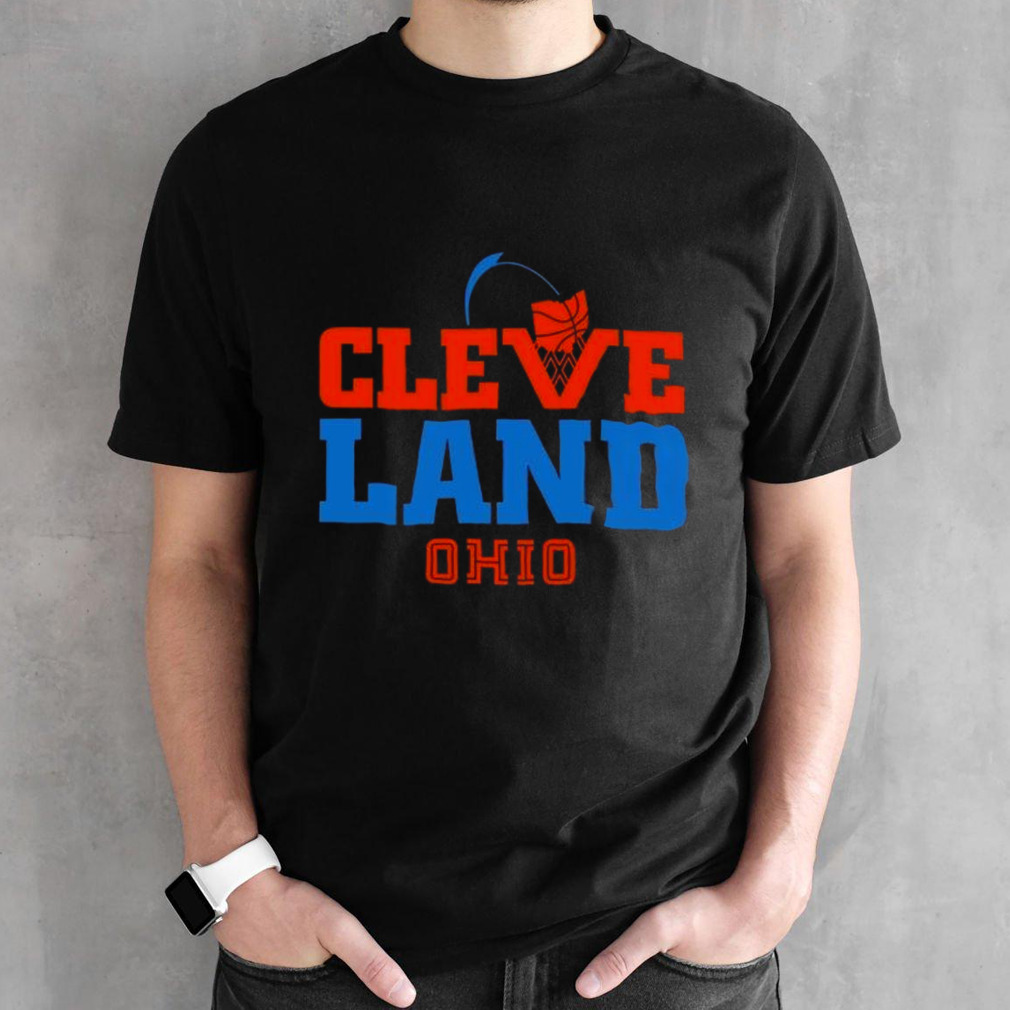 Cleveland Basketball Net Ohio Shirt