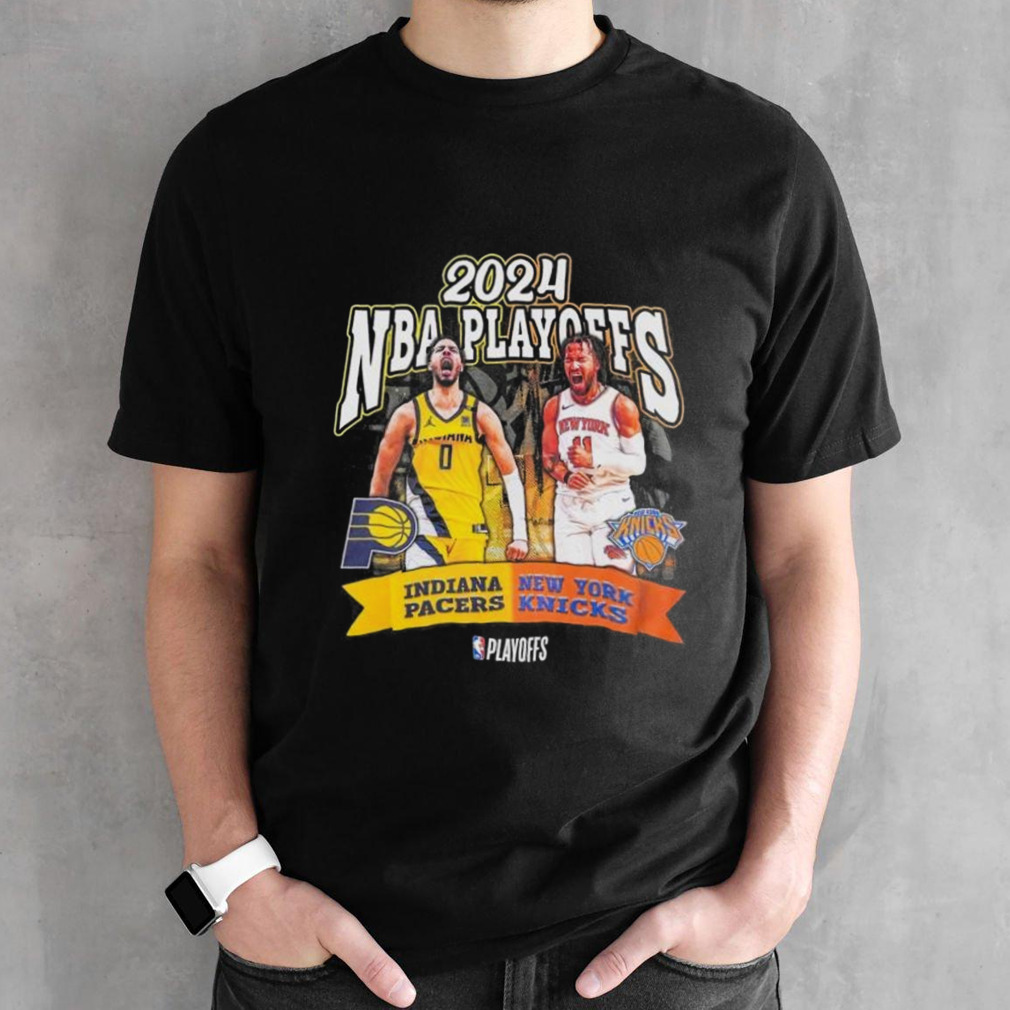 Indiana Pacers vs New York Knicks 2024 NBA Playoffs Round 2 Player Matchup Shirt