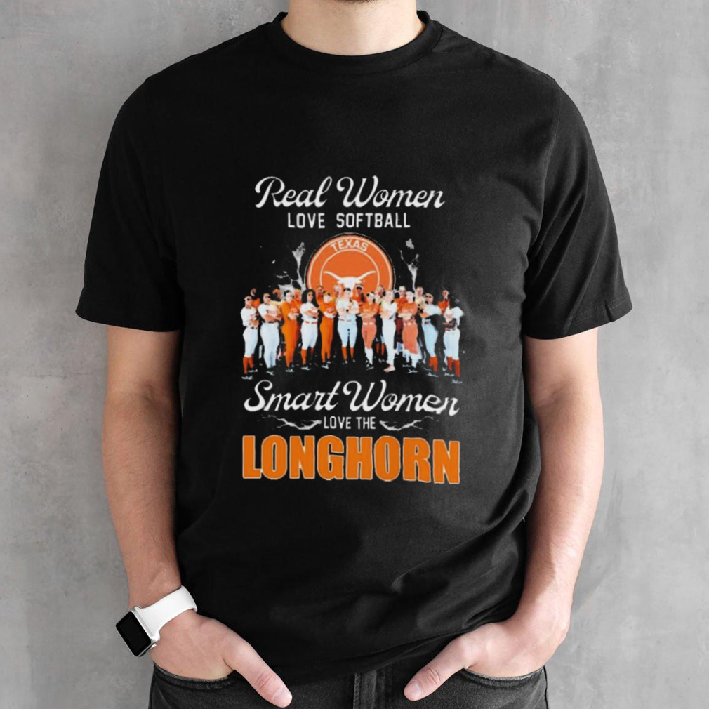 Real Women Love Softball Smart Women Love The Longhorns 2024 shirt