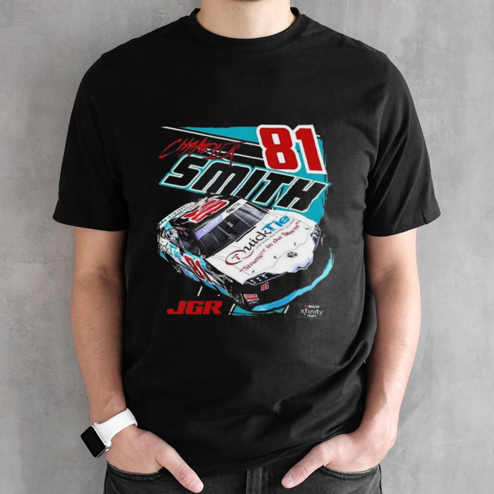 Joe Gibbs Racing Chandler Smith Quick Tie Car T-shirt