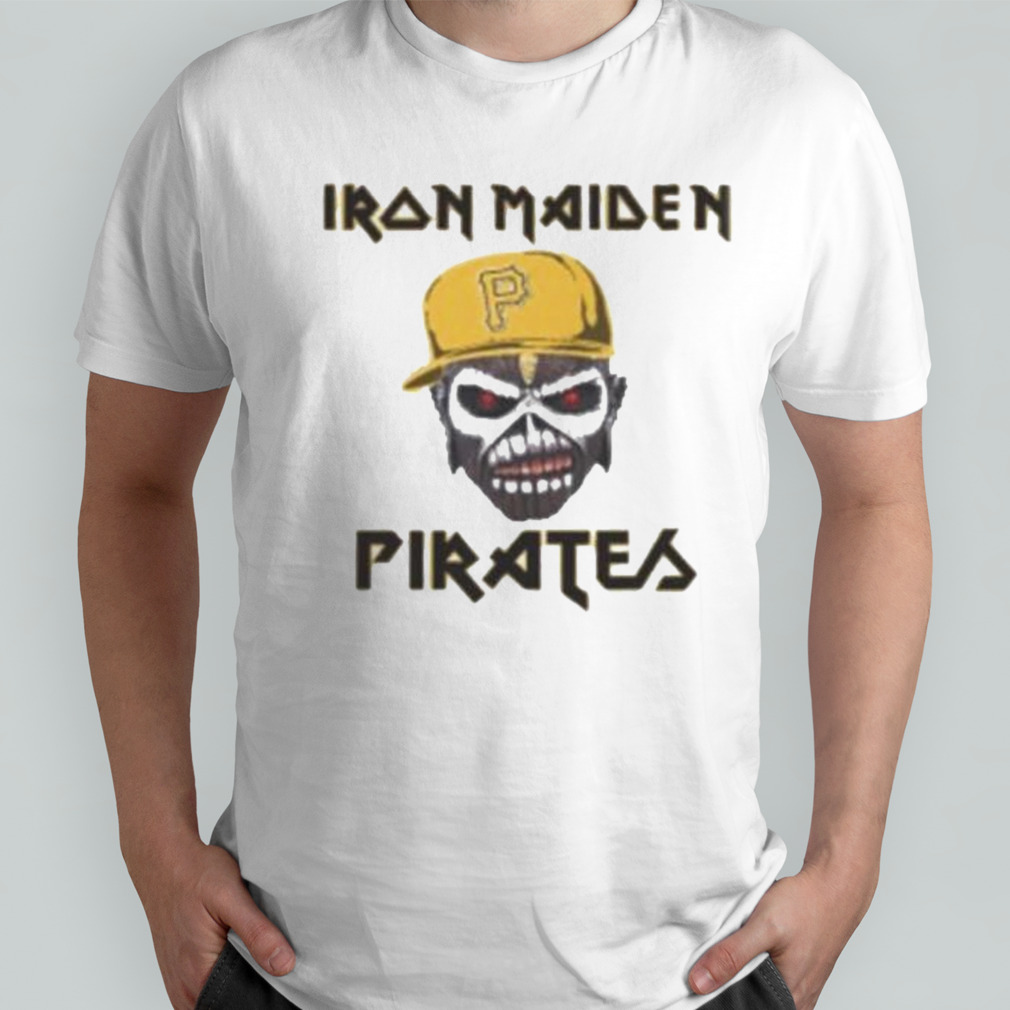 MLB Pittsburgh Pirates Iron Maiden Rock Band Music Baseball Sports Shirt