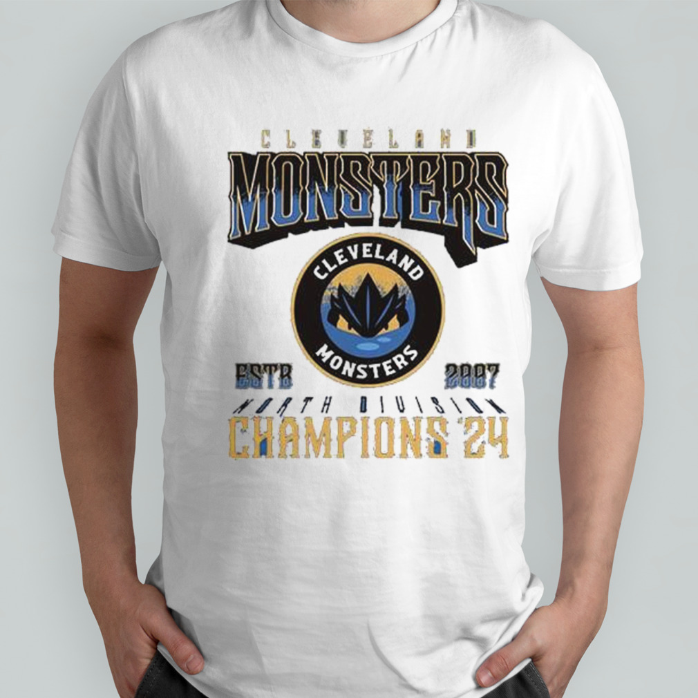 Cleveland Monsters Lake Blue Division Champions 2024 shirt