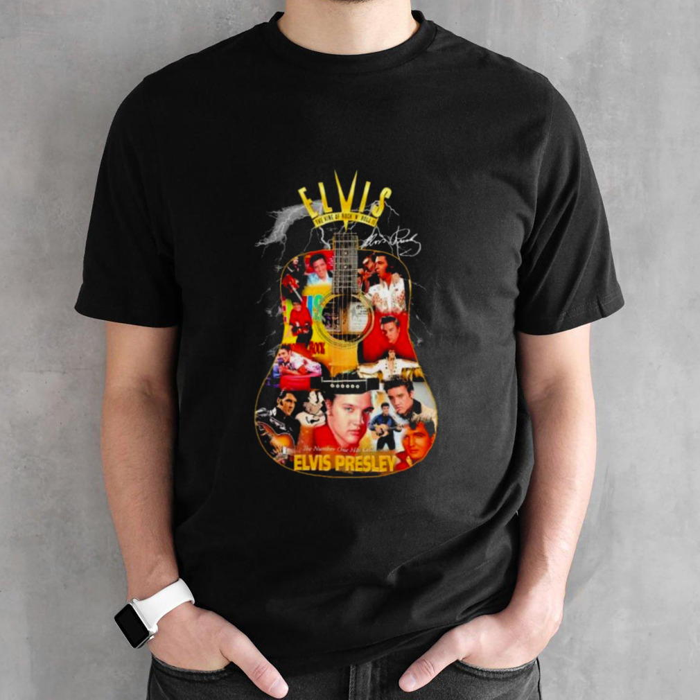 Elvis Presley The King Of Rock N Roll Guitar Band Shirt