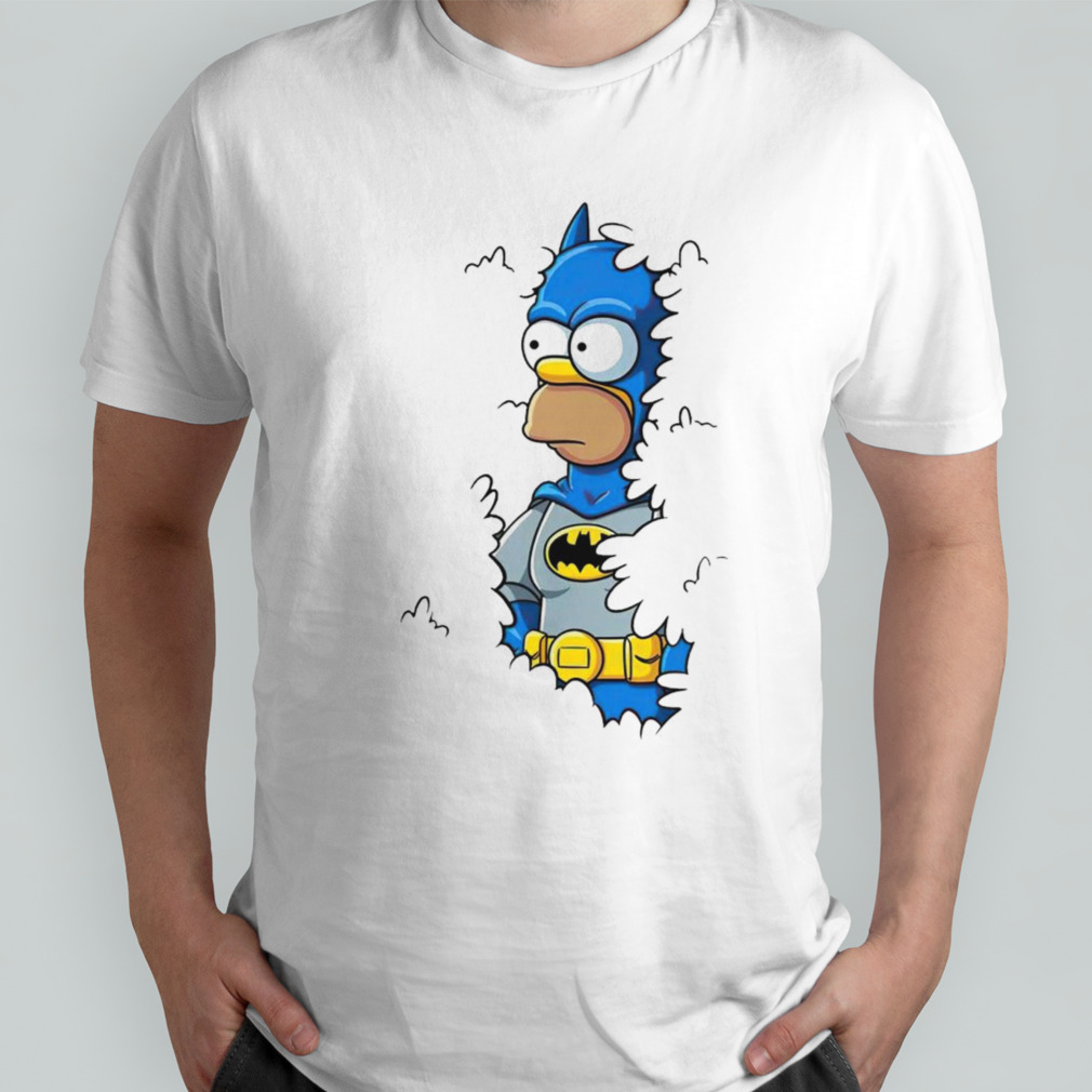 Hedgeman Homer Simpson x Batman shirt