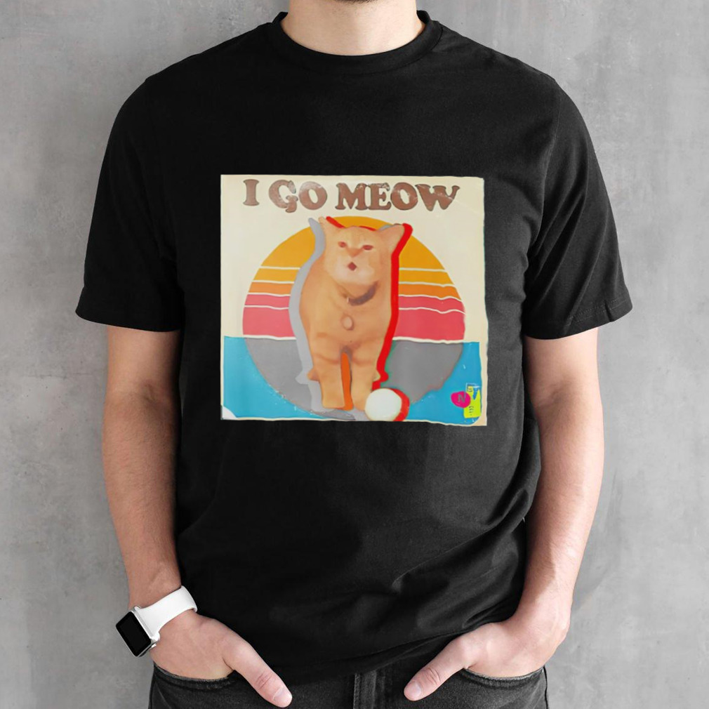 I go meow vintage shirt