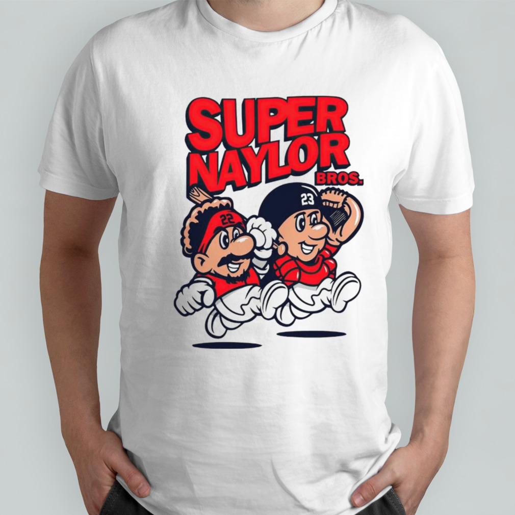 Josh and Bo Naylor Super Naylor Bros Cleveland Guardians shirt