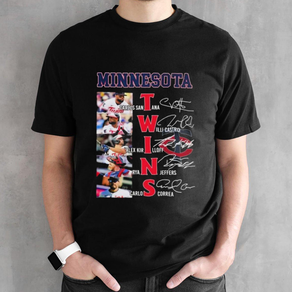 Minnesota Twins Players 2024 Santana Castro Kirilloff Jeffers Correa T-Shirt