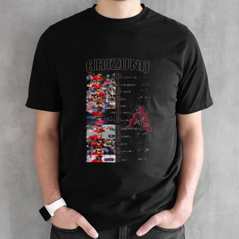 Arizona Diamondbacks All Team Players 2024 Signatures T-Shirt