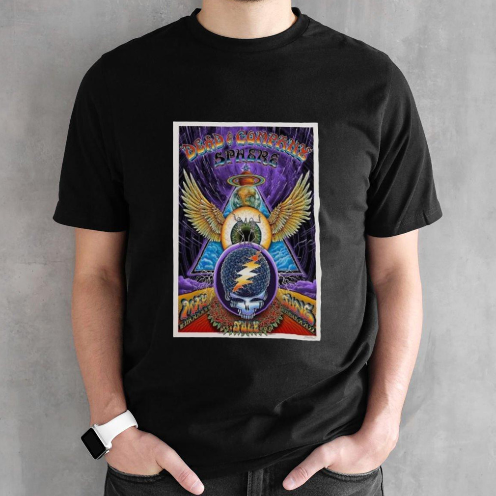 Dead and Company Sphere 2024 May June July Tour Poster shirt