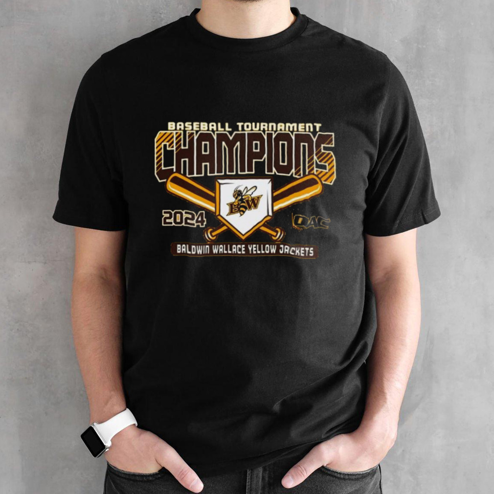 Baldwin Wallace University Baseball 2024 OAC Tournament Champions T-Shirt