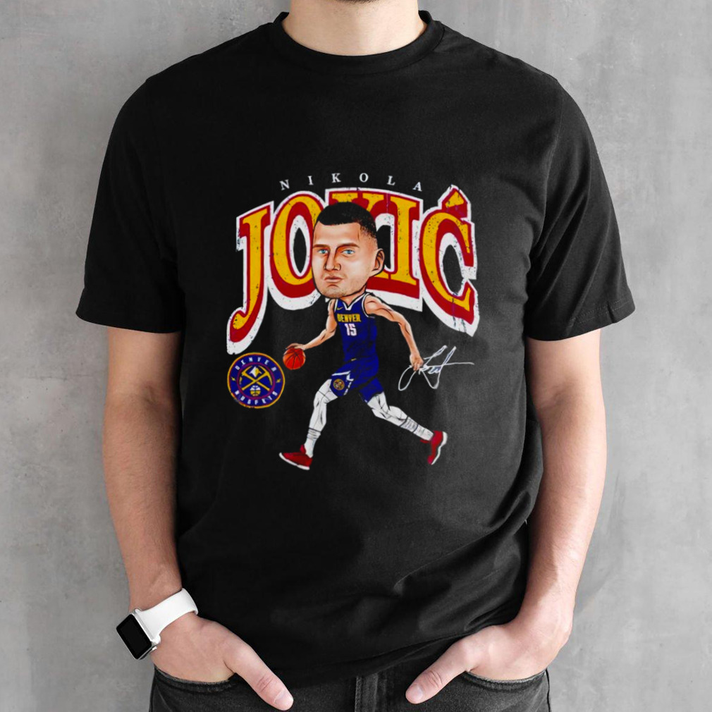 Denver Nuggets Nikola Jokic cartoon shirt