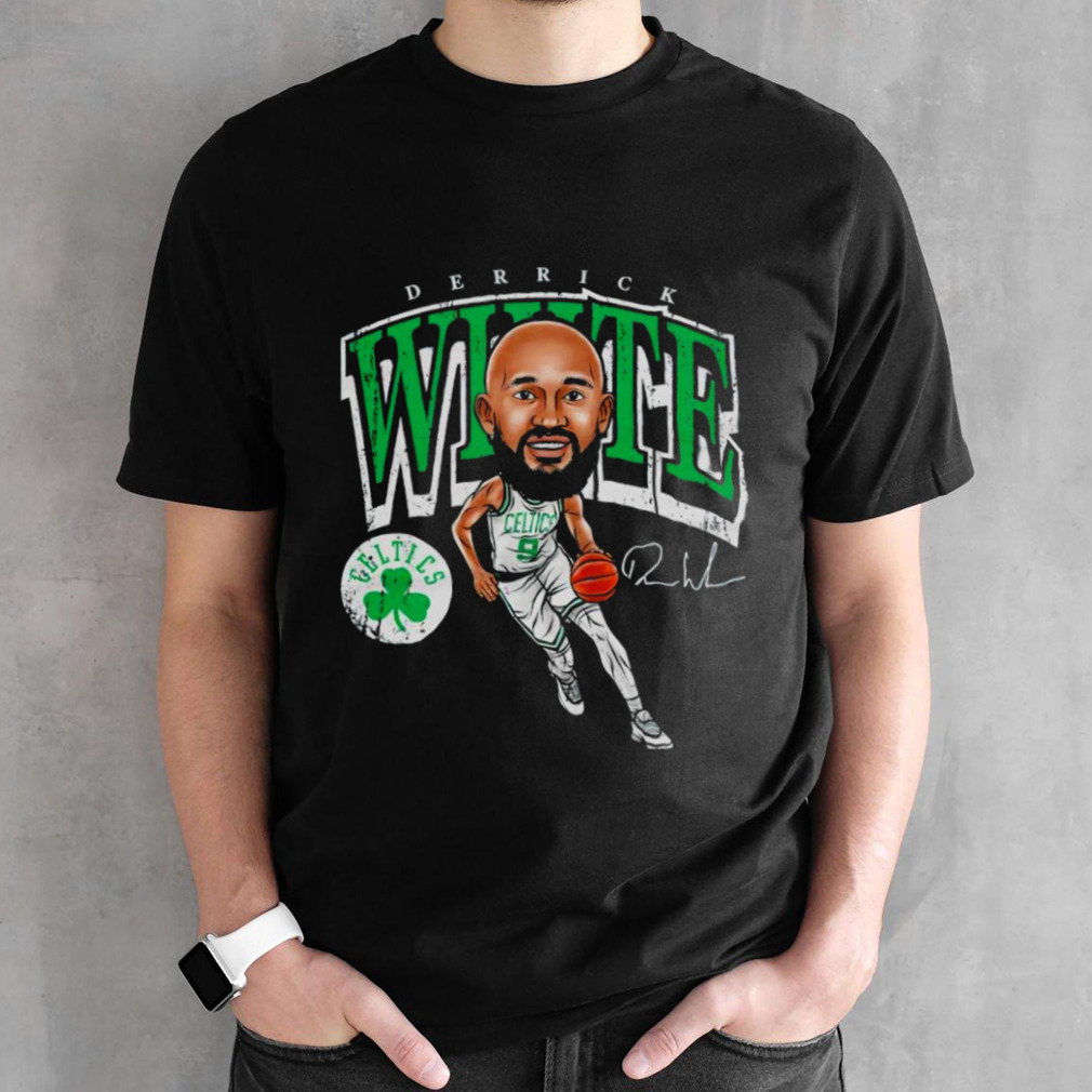 Derrick White Boston Celtics cartoon shirt