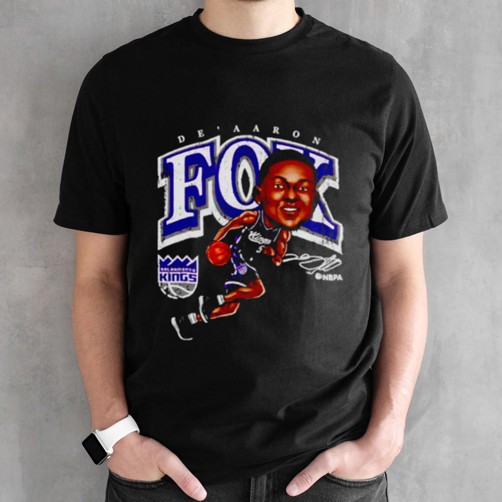 De’Aaron Fox Sacramento Kings NBPA signature shirt