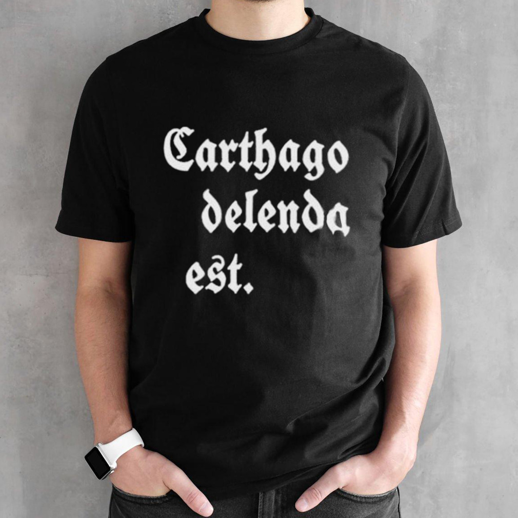 Mark Zuckerberg Carthago Delenda Est shirt