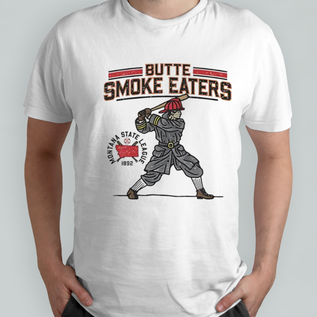 Montana State League Butte Smoke Eaters baseball shirt