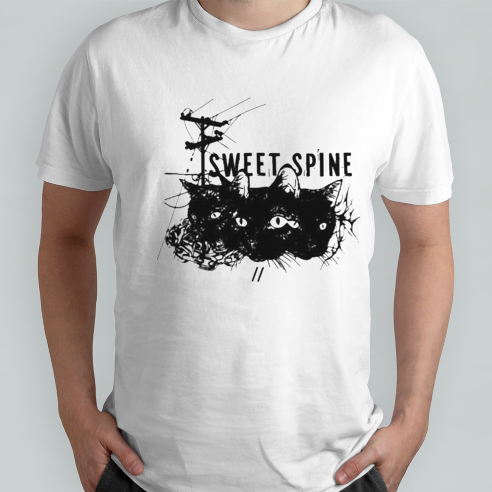 Sweetspine 3 Headed Cat T-shirt