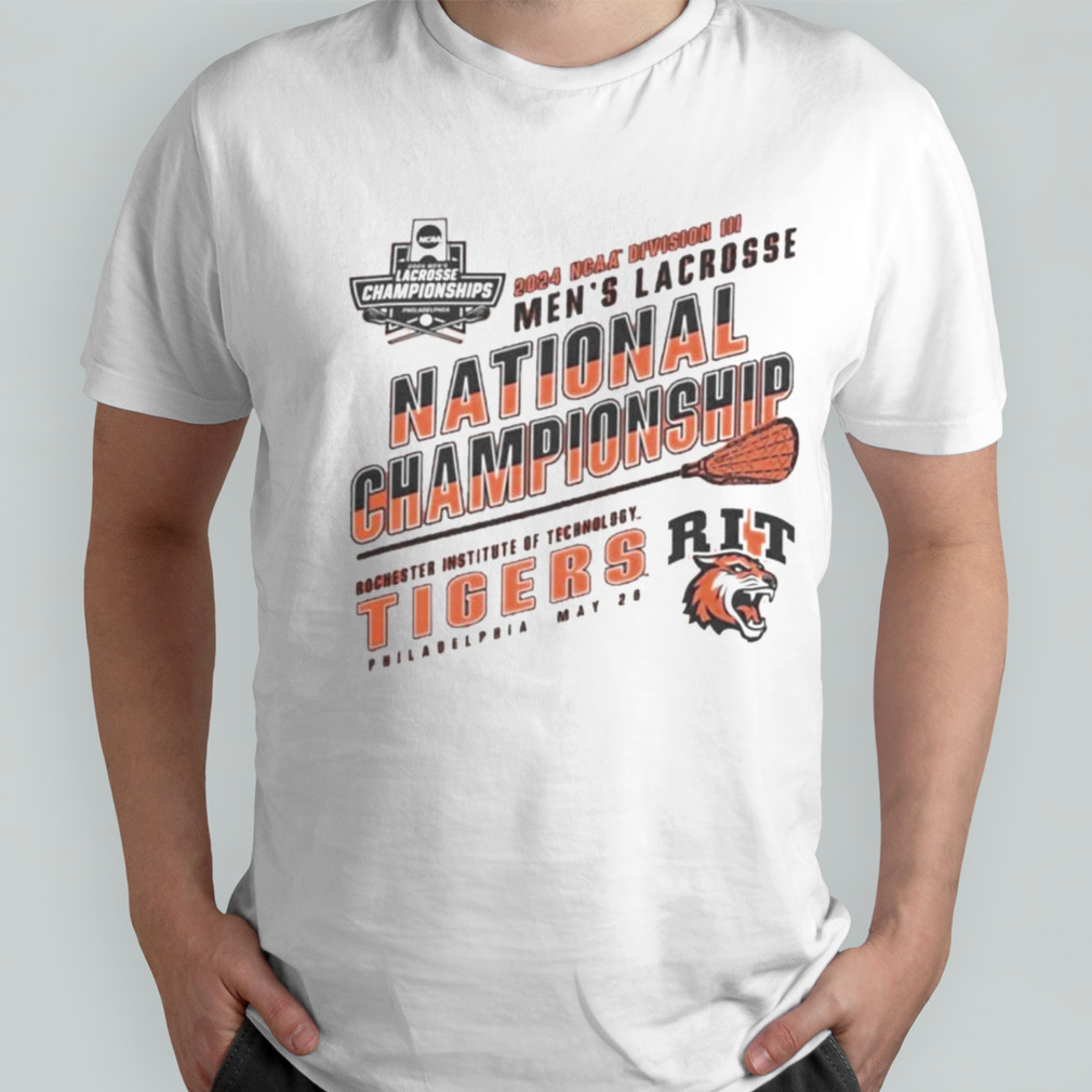 RIT Tigers 2024 NCAA Division III Men’s Lacrosse Championship Shirt