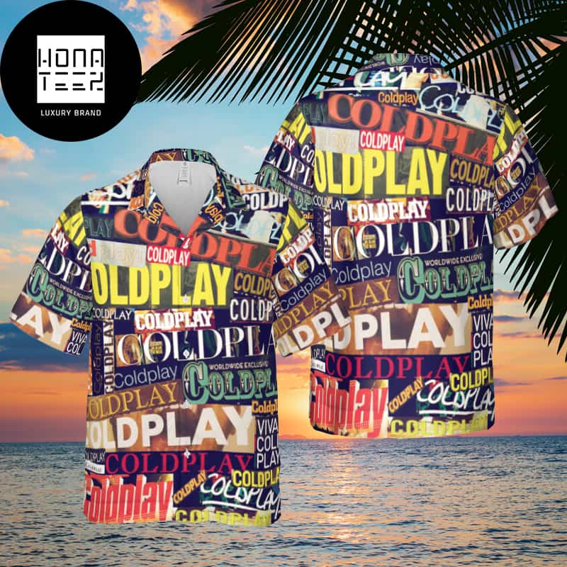 Coldplay Logo Retro Styles 2024 Trending Hawaiian Shirt