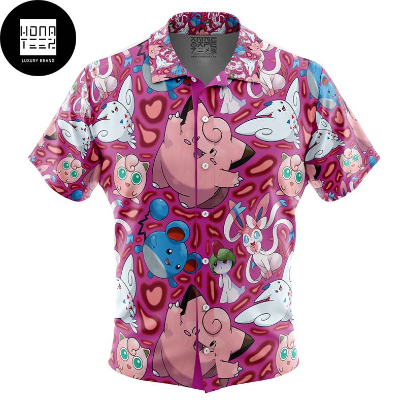 Fairy Type Pokemon 2024 Trending Hawaiian Shirt