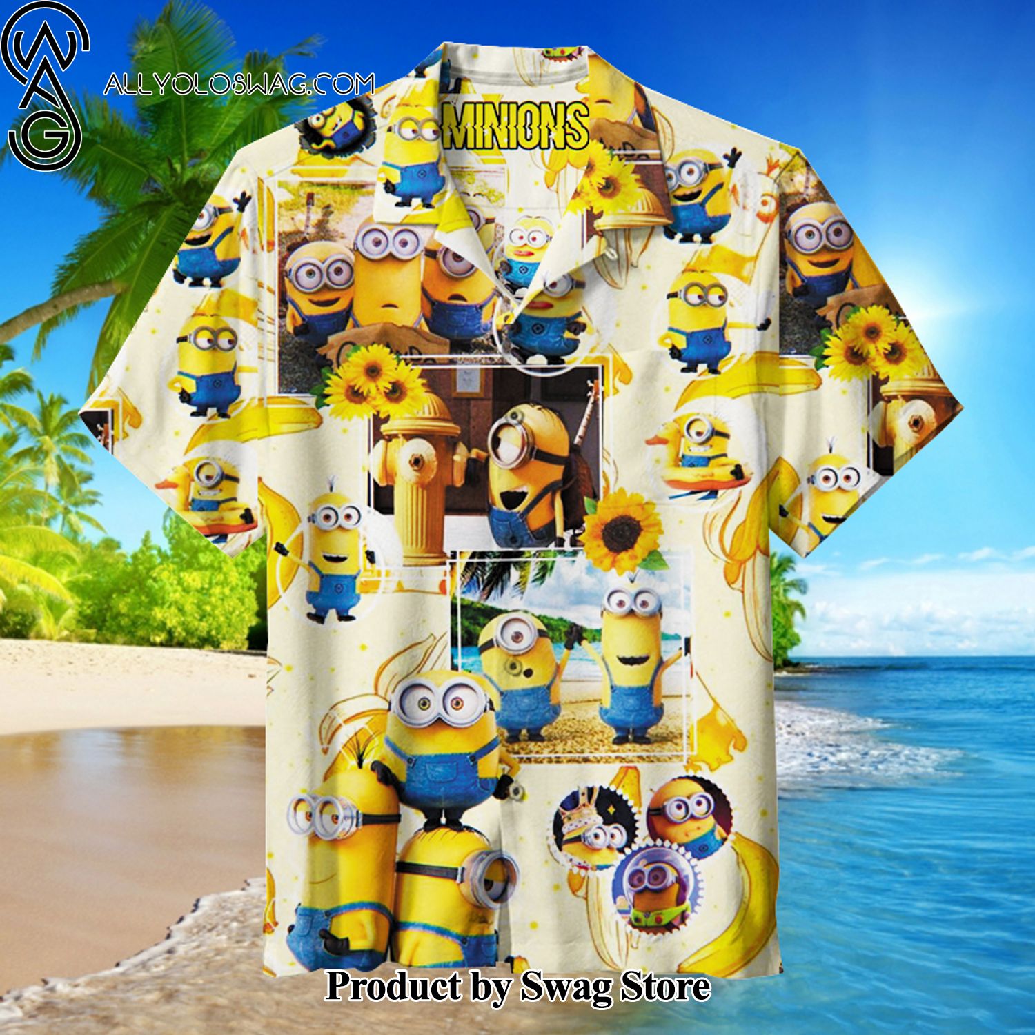 MINIONS Comfortable Hawaiian Shirt