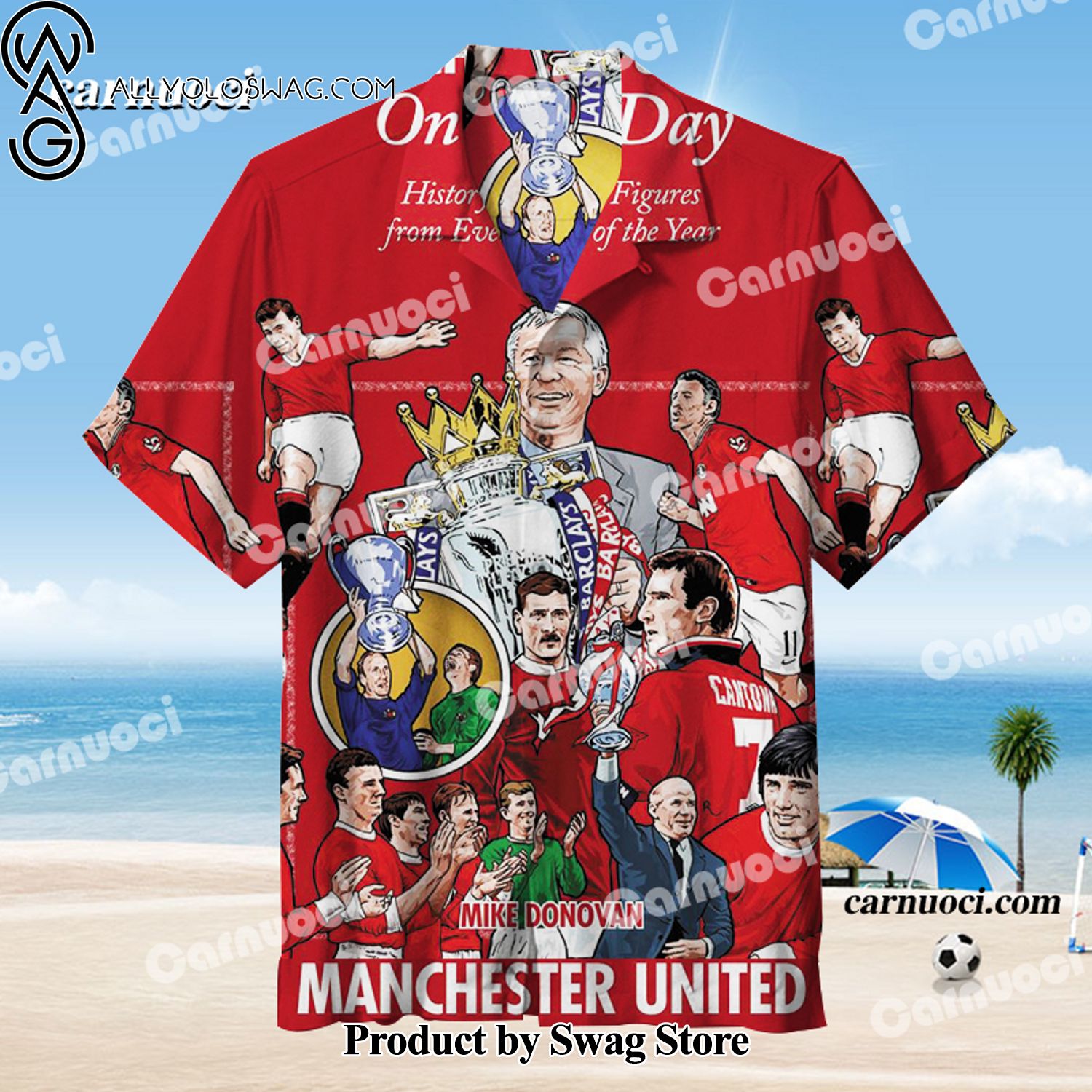 Manchester United Bachelor Party Hawaiian Shirt