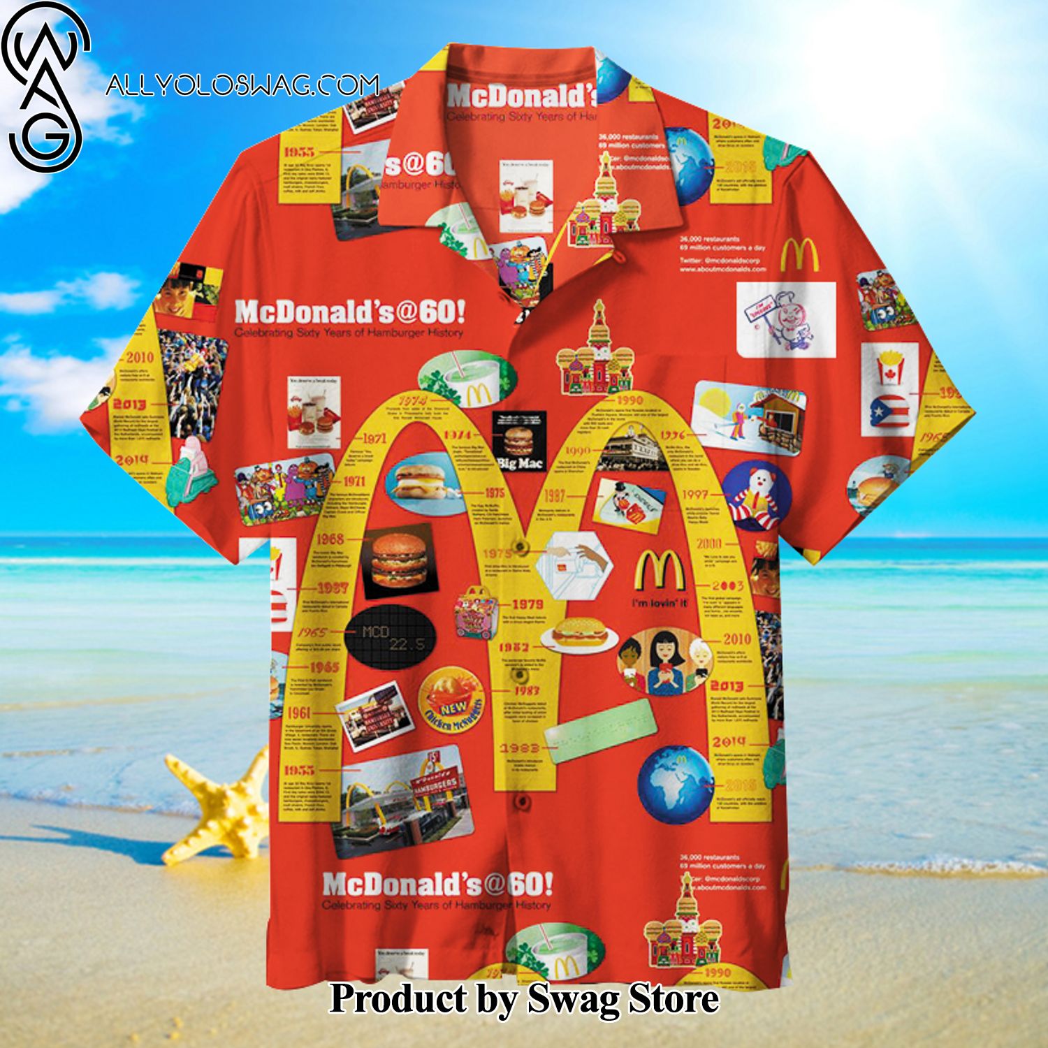 McDonald's Summer Vibes Hawaiian Shirt